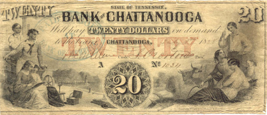 Bk Chattanooga $20 G-106